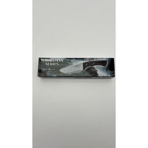 New. 8" Woodsman Series Drop Point Blade Knife With Sheath Frost Cutlery